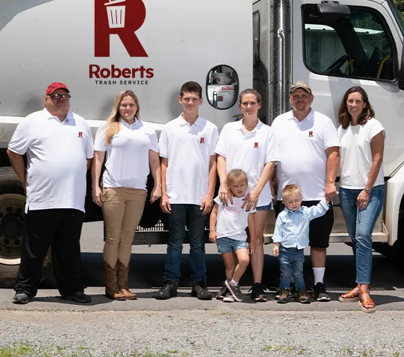 Image showing Roberts Trash Services staff